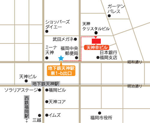 力丸公認会計士事務所 周辺略図